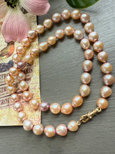 Load image into Gallery viewer, 14k Peach Petite Baroque Pearls