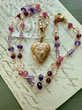 Load image into Gallery viewer, Antique Chased Heart Locket