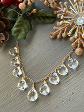 Load image into Gallery viewer, AAA Crystal Quartz Briolette Necklace