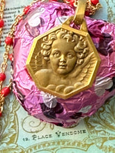 Load image into Gallery viewer, Antique French Cherub Medal