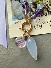 Load image into Gallery viewer, 14k Amethyst and Peridot Necklace