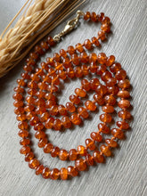 Load image into Gallery viewer, 14k Spessartite Garnet Necklace