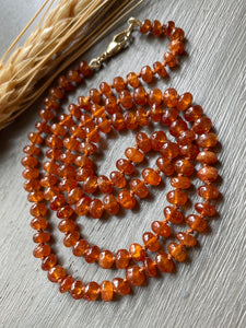 14k Spessartite Garnet Necklace