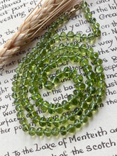 Load image into Gallery viewer, 14k Peridot Hand Knotted Silk Necklace