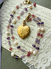 Load image into Gallery viewer, Antique French Heart Pendant