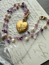 Load image into Gallery viewer, Antique French Heart Pendant
