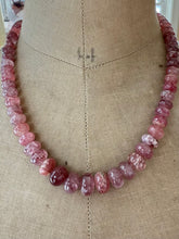 Load image into Gallery viewer, Strawberry Quartz Statement Necklace