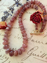 Load image into Gallery viewer, Strawberry Quartz Statement Necklace