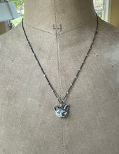 Load image into Gallery viewer, Sterling Silver Cat Face Pendant