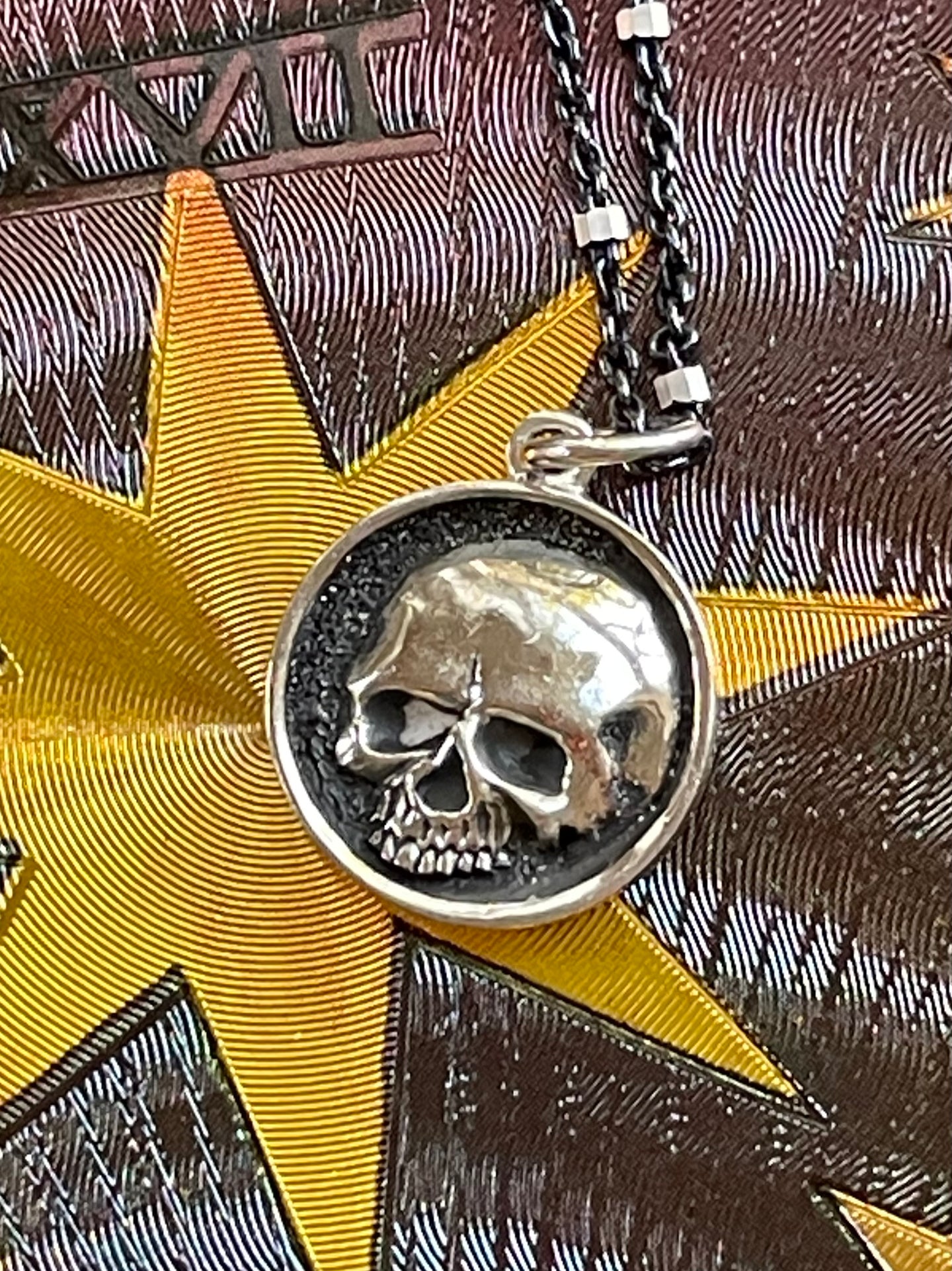 Sterling Silver Skull Necklace