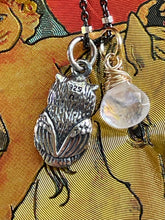 Charger l&#39;image dans la galerie, Sterling Silver Owl Charm Necklace