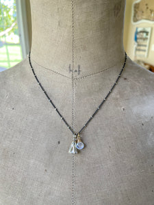 Sterling Silver Friendly Ghost Charm Necklace