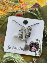 Load image into Gallery viewer, Sterling Silver Witch Charm Necklace