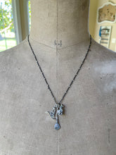 Load image into Gallery viewer, Sterling Silver Witch Charm Necklace