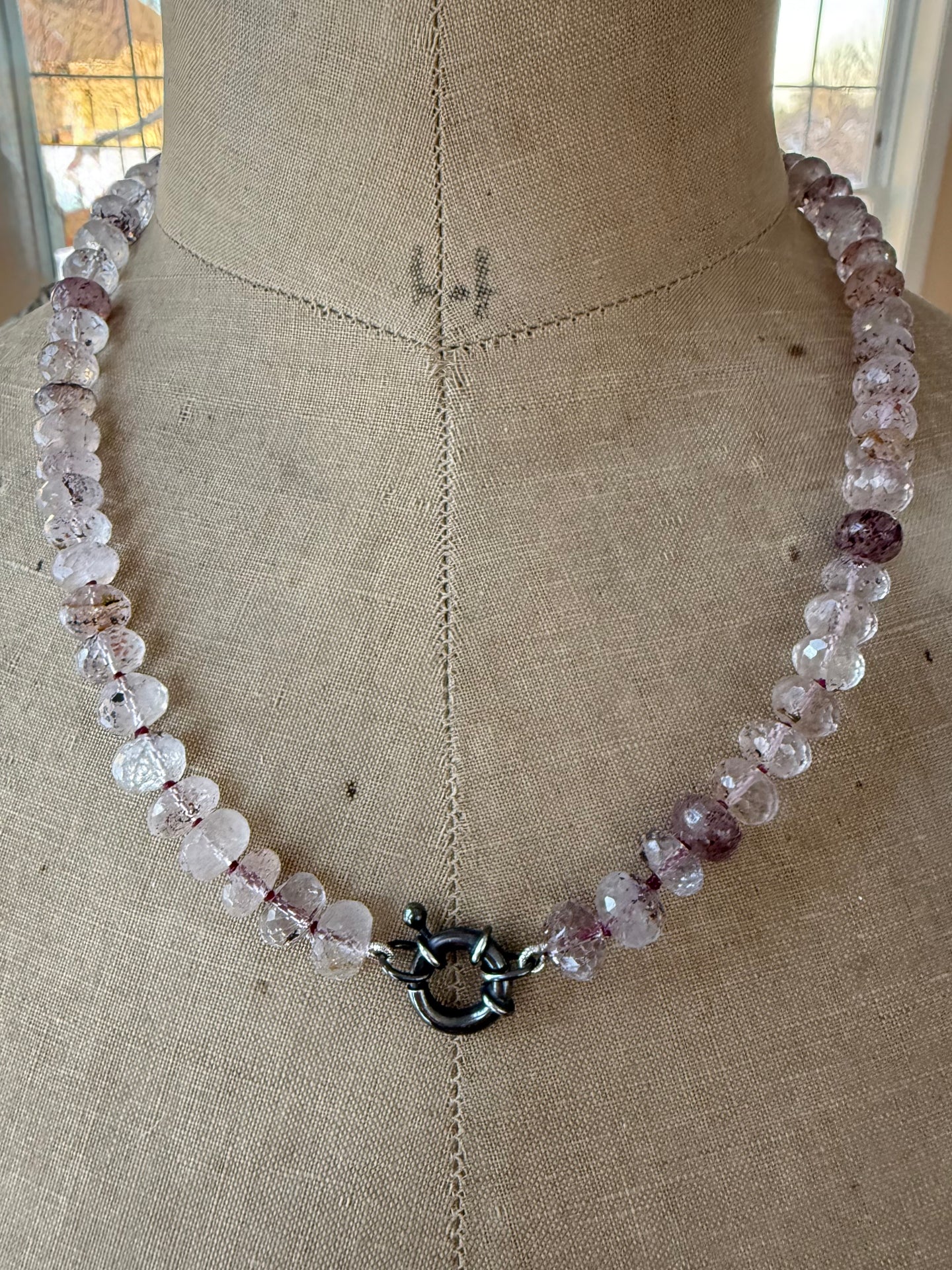 Moss Amethyst Necklace