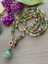 Load image into Gallery viewer, 14k Multi Tourmaline Necklace