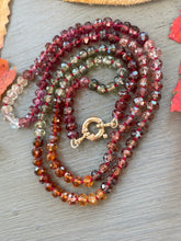 Load image into Gallery viewer, Multi Garnet and Zircon Necklace