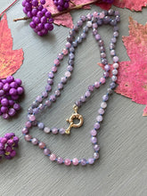 Load image into Gallery viewer, 14k Rustic Ruby Necklace &quot;Beautyberry&quot; Mini