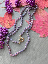 Load image into Gallery viewer, 14k Rustic Ruby Necklace &quot;Beautyberry&quot; Mini