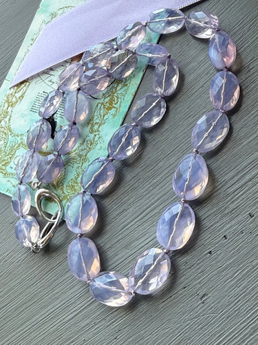 AAA Lavender Quartz Nugget Necklace