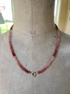 14k Andesine "Candy Apple" Necklace