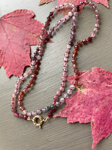 14k Multi Spinel Necklace