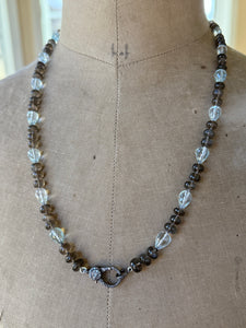 Aquamarine and Moonstone Necklace