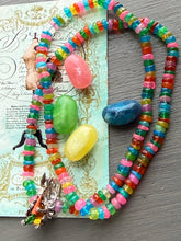 Load image into Gallery viewer, Rainbow Ethiopian Opal Jellybean Necklace