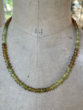 Load image into Gallery viewer, 14k Grossular Garnet Necklace