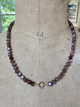 Load image into Gallery viewer, 14k Chocolate Moonstone Necklace