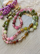 Load image into Gallery viewer, Tourmaline Nugget Necklace