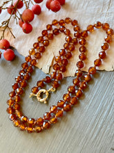 Load image into Gallery viewer, 14k Hessonite Garnet Necklace