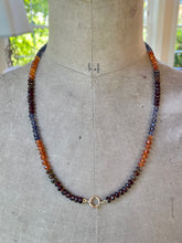 Load image into Gallery viewer, 14k Multi Gemstone Necklace Autumn Hues