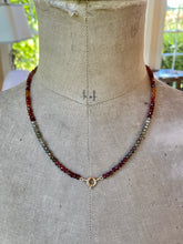 Load image into Gallery viewer, Multi Garnet and Zircon Necklace