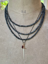 Load image into Gallery viewer, Sterling and Bronze Sword Pendant