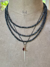 Load image into Gallery viewer, Black Spinel Necklaces