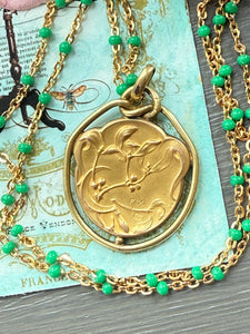 Antique French Marianne Goddess of Liberty Medal