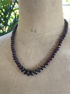 14k Rhodolite Garnet Necklace