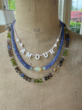 Load image into Gallery viewer, 14k Tanzanite Heishi Necklace