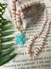 Cargar imagen en el visor de la galería, Gemstone Starfish Necklace Amazonite