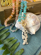 Carica l'immagine nel visualizzatore di Gallery, Dalmation Jasper Fish Necklace