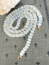 Load image into Gallery viewer, Rainbow Moonstone with Open Loops &quot;Vanilla&quot;
