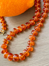 Load image into Gallery viewer, 14k Mandarin Garnet Necklace