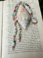Load image into Gallery viewer, Multi Stone Salt Water Taffy Necklace with Open Loops