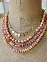 Load image into Gallery viewer, 14k Peach Moonstone Necklace