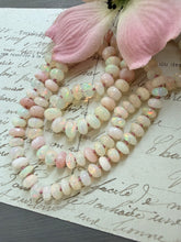 Cargar imagen en el visor de la galería, 14k Ethiopian Opal and Peruvian Pink Opal Necklace