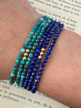Load image into Gallery viewer, 14k Slim and Dainty Gemstone Necklaces