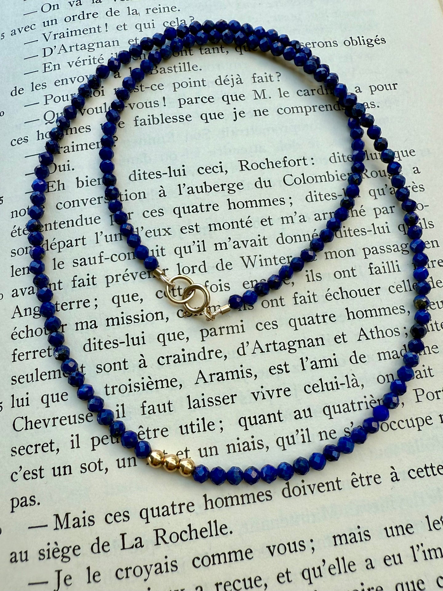 14k Slim and Dainty Gemstone Necklaces