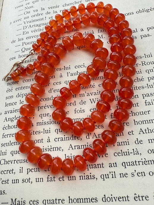 14k Carnelian Necklace
