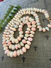 Cargar imagen en el visor de la galería, 14k Ethiopian Opal and Peruvian Pink Opal Necklace
